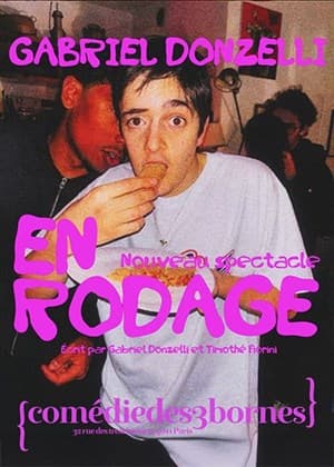 Gabriel Donzelli en rodage